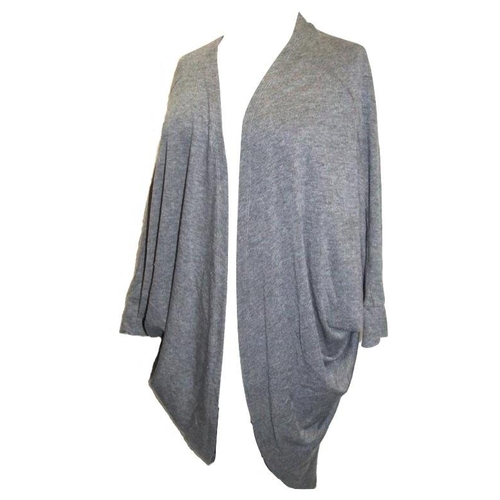 516 - Ladies Knitwear Size 18: Country Casuals long grey cardigan, Savida grey waterfall cardigan, 2 Paul ... 