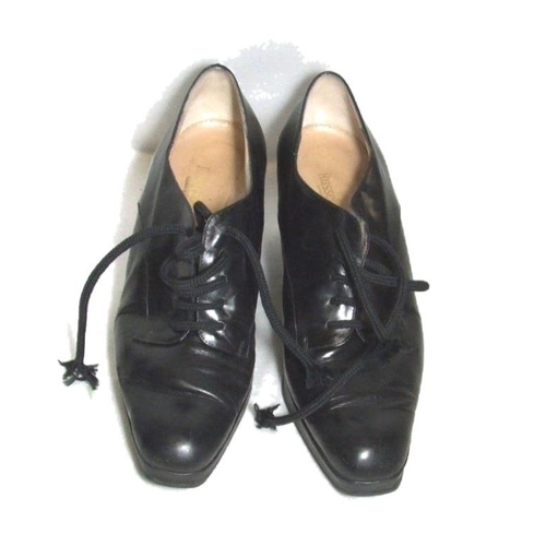 531 - Pair Ladies Russell & Bromley Black Leather Shoes, approx. size 6