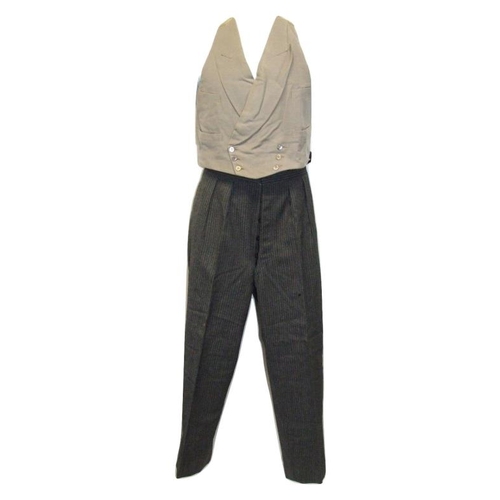 563 - Mens Morning Suit: trousers approx. 32