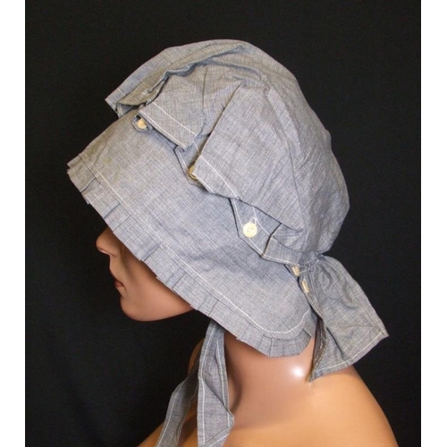 593 - 6 Victorian Ladies & Girls Prairie Style Bonnets & 1920's Cloche Hat (7)