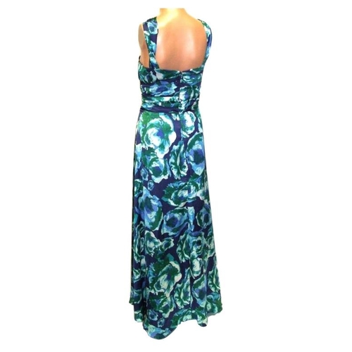 610 - M&Co Boutique blue/green dress size 12 & Strapless Beach Dress (2)