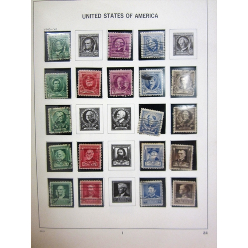 280 - USA Stamps Album of Early Used Stamps in mixed condition from 1861-1944 with catalogue value of appr... 