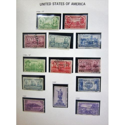 280 - USA Stamps Album of Early Used Stamps in mixed condition from 1861-1944 with catalogue value of appr... 