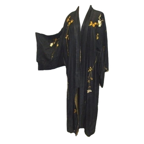 640 - Vintage Silk Kimono & Silk Kimono Jacket (2)