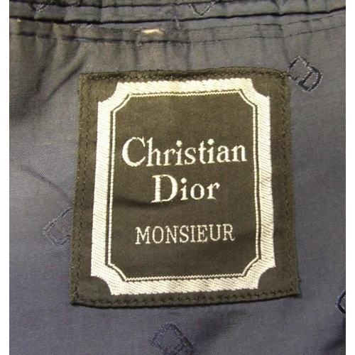 656 - Mens Vintage Christian Dior 'Monsieur' Dark Blue Blazer, size 42L