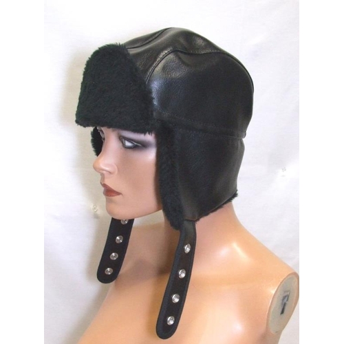 686 - 6 Ladies Vintage Hats & Black Faux Leather Trapper Style Hat (7)