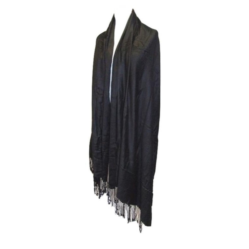 693 - 11 Scarves, Black & White Shawl & 2 Pashminas (14)