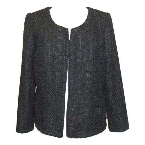 703 - Ladies Papaya Blue Jacket & George Moda Black Jacket, both size 14 (2)