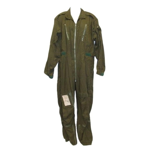 712 - RAF Sage Green Flying Suit Lightweight MK7A, labelled 650/67 22C/2820 Size 8 2738 with War Departmen... 