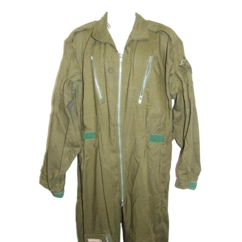 712 - RAF Sage Green Flying Suit Lightweight MK7A, labelled 650/67 22C/2820 Size 8 2738 with War Departmen... 