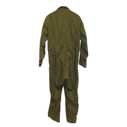 712 - RAF Sage Green Flying Suit Lightweight MK7A, labelled 650/67 22C/2820 Size 8 2738 with War Departmen... 