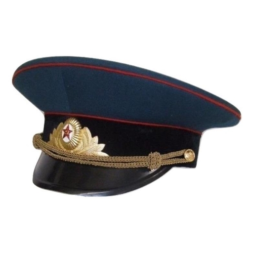 718 - Chinese Red Army Cap & Soviet USSR Russian Military Army Peaked Cap (2)