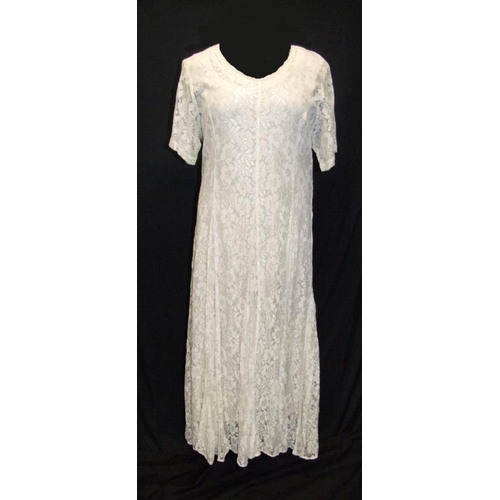 734 - First Avenue Cream Lace Dress size 14