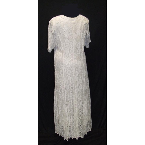 734 - First Avenue Cream Lace Dress size 14