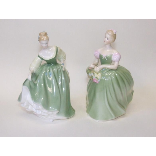 314 - Royal Doulton Figurine 'Fair Lady' HN2193 designer M Davies 1963 - 1996 & Royal Doulton Figurine 'Cl... 