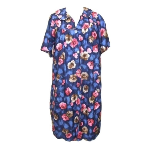 750 - Ladies Vintage Clothing: Quanta blue floral smock, Unnamed white floral shift dress, Country Miss re... 