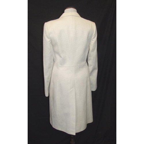 768 - As New Oasis Cream Evening Coat size 14 with original tag showing RRP of £90