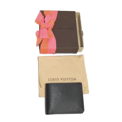 795 - Louis Vuitton M32606 Taiga Boreal Leather Wallet as new in gift box with dust cover