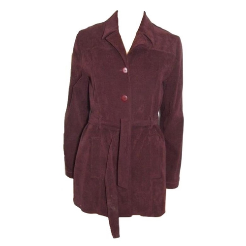 407 - Ladies New Look Aubergine Jacket, size 10, Joie de Vivre Suede Effect Jacket size 10 & Clouds Denim ... 