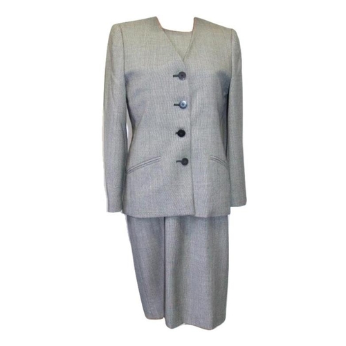 434 - Ladies Viyella Dark Blue Dress & Matching Jacket, Viyella Black Skirt Suit with white trim & Viyella... 