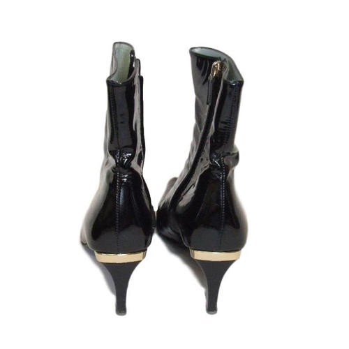 465 - Pair Ladies Gucci Black Patent Leather Ankle Boots, size 38 1/2 with dust cover & 8 Handbags incl. D... 