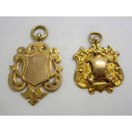 228 - 2 9ct Gold Fobs