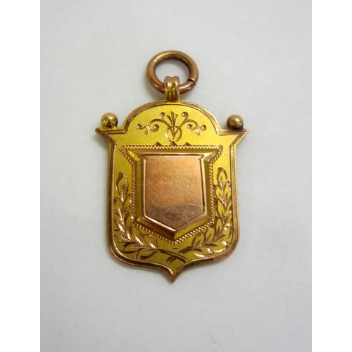 229 - 9ct Gold Fob