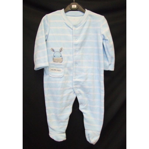 545 - As New Boys Clothing Age 3 - 6 Months: Baby C blue dungaree set, blue pyjama set, My Little World bl... 