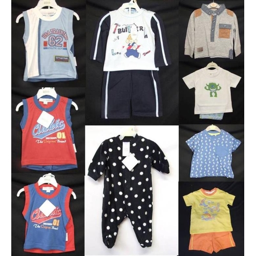 549 - As New Boys Clothing Age 6 - 9mths & 6 - 12mths: Baby C builder pyjama set, Fagottino yellow T-shirt... 