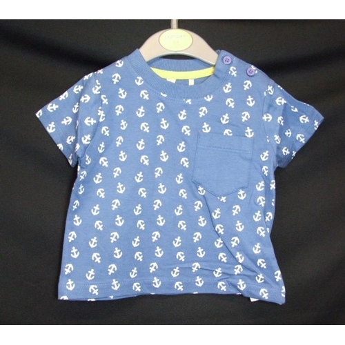 567 - As New Boys Clothing Age 9-12mths: My Little World blue sleep suit, Bambini blue anchor top, Fagotti... 