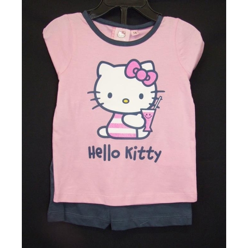 603 - As New Girls Clothing Age 3/4 Years: Isabelle Rose pink dress, Sunny kitten T shirt, Hello Kitty T s... 