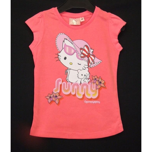 628 - As New Girls Clothing Age 4/5 Yrs: 2 Soul & Glory T shirts white & yellow, pink Sunny kitty T shirt,... 