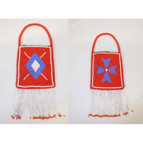 498 - Blackfoot Indian Beaded Bag