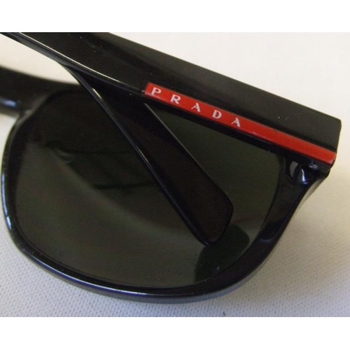 522 - Pair Mens Prada Linea Rosa Sunglasses, marked to frame SPS 01R 1AB-301 (have a scratch to inside of ... 