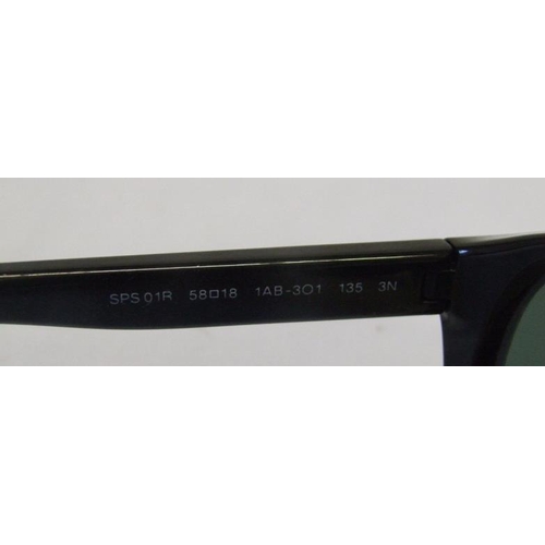 522 - Pair Mens Prada Linea Rosa Sunglasses, marked to frame SPS 01R 1AB-301 (have a scratch to inside of ... 