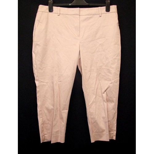 532 - As New Ladies Trousers/Jeans Size 16: East black linen, Per Una brown jeans, Liz Claiborne cream cot... 