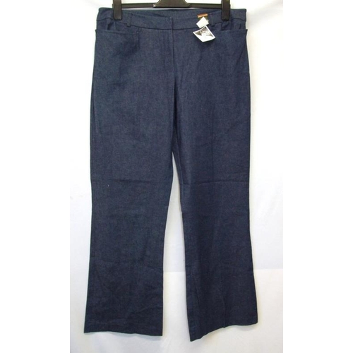 534 - Ladies Trousers & Jeans Size 18: St Bernard blue jeans as new with tags, M&S blue jeans, M&S olive g... 