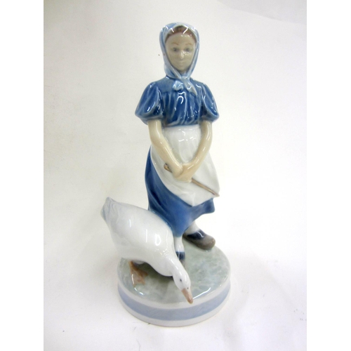 332 - Royal Copenhagen Figurine Girl with goose, No. 527