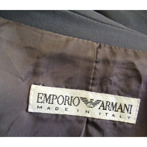 620 - Ladies Emporio Armani Grey Wool Jacket, approx. size 12