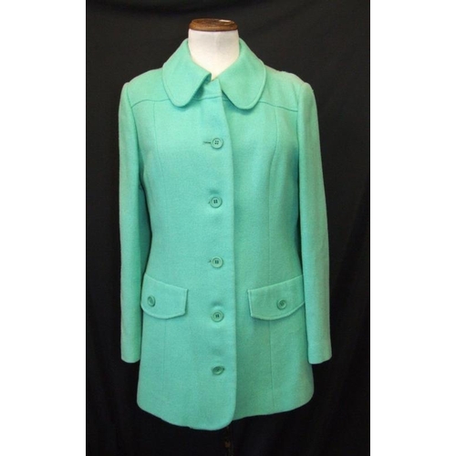 682 - Ladies Vintage Windsmoor Orange Tartan Jacket, Mansfield Green/Cream Dress (zip jammed) & Matching J... 