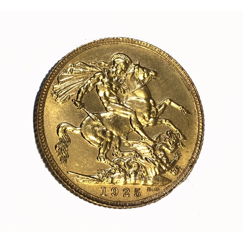 248 - 1925 George V Gold Sovereign