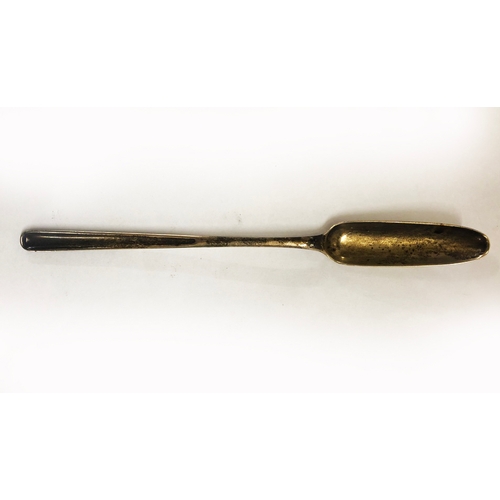 271 - C18th Silver Double Ended Marrow Scoop, monogramed to reverse of bowl, London 1787, approx. 8 3/4