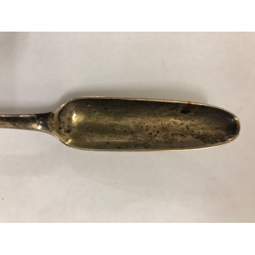 271 - C18th Silver Double Ended Marrow Scoop, monogramed to reverse of bowl, London 1787, approx. 8 3/4