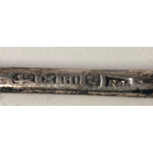 271 - C18th Silver Double Ended Marrow Scoop, monogramed to reverse of bowl, London 1787, approx. 8 3/4