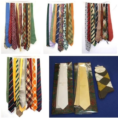 781 - Mens Vintage Ties incl. Munrospun, Moss Bros., Jose Piscador, Rene Chagal, Rakes, Austin Reed, Orry,... 