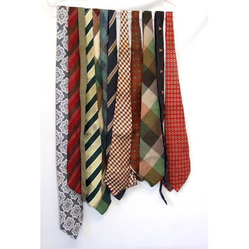 781 - Mens Vintage Ties incl. Munrospun, Moss Bros., Jose Piscador, Rene Chagal, Rakes, Austin Reed, Orry,... 