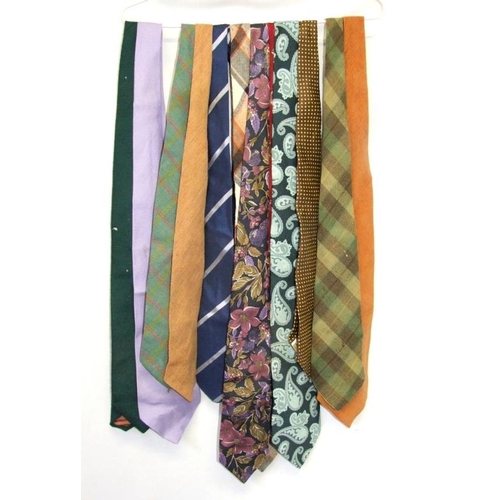 781 - Mens Vintage Ties incl. Munrospun, Moss Bros., Jose Piscador, Rene Chagal, Rakes, Austin Reed, Orry,... 