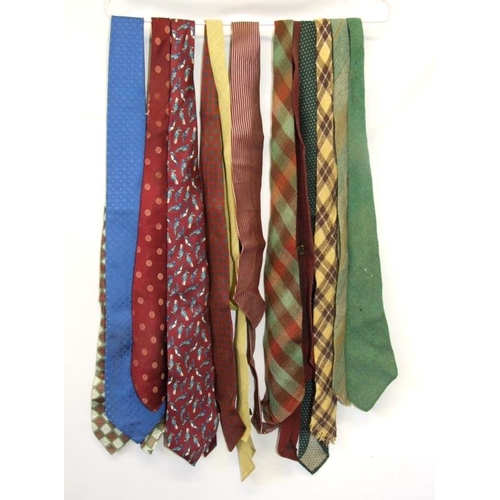 781 - Mens Vintage Ties incl. Munrospun, Moss Bros., Jose Piscador, Rene Chagal, Rakes, Austin Reed, Orry,... 