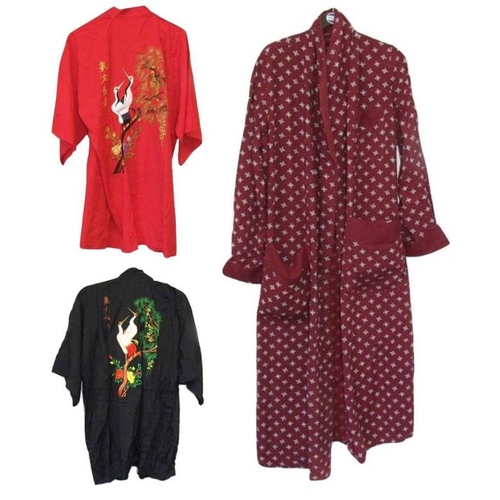 783 - Mens Vintage Austin Reed Dressing Gown & 2 Kimonos (3)