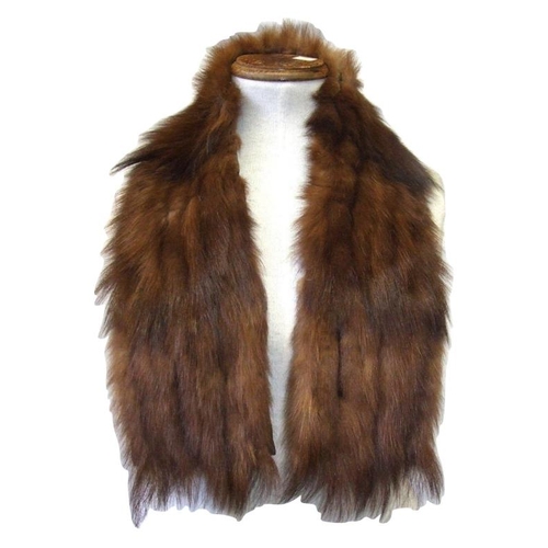 784 - Vintage Real Fur Items: 3 hats, 3 collars & moleskin muff, in Palmers of Oxford Street box